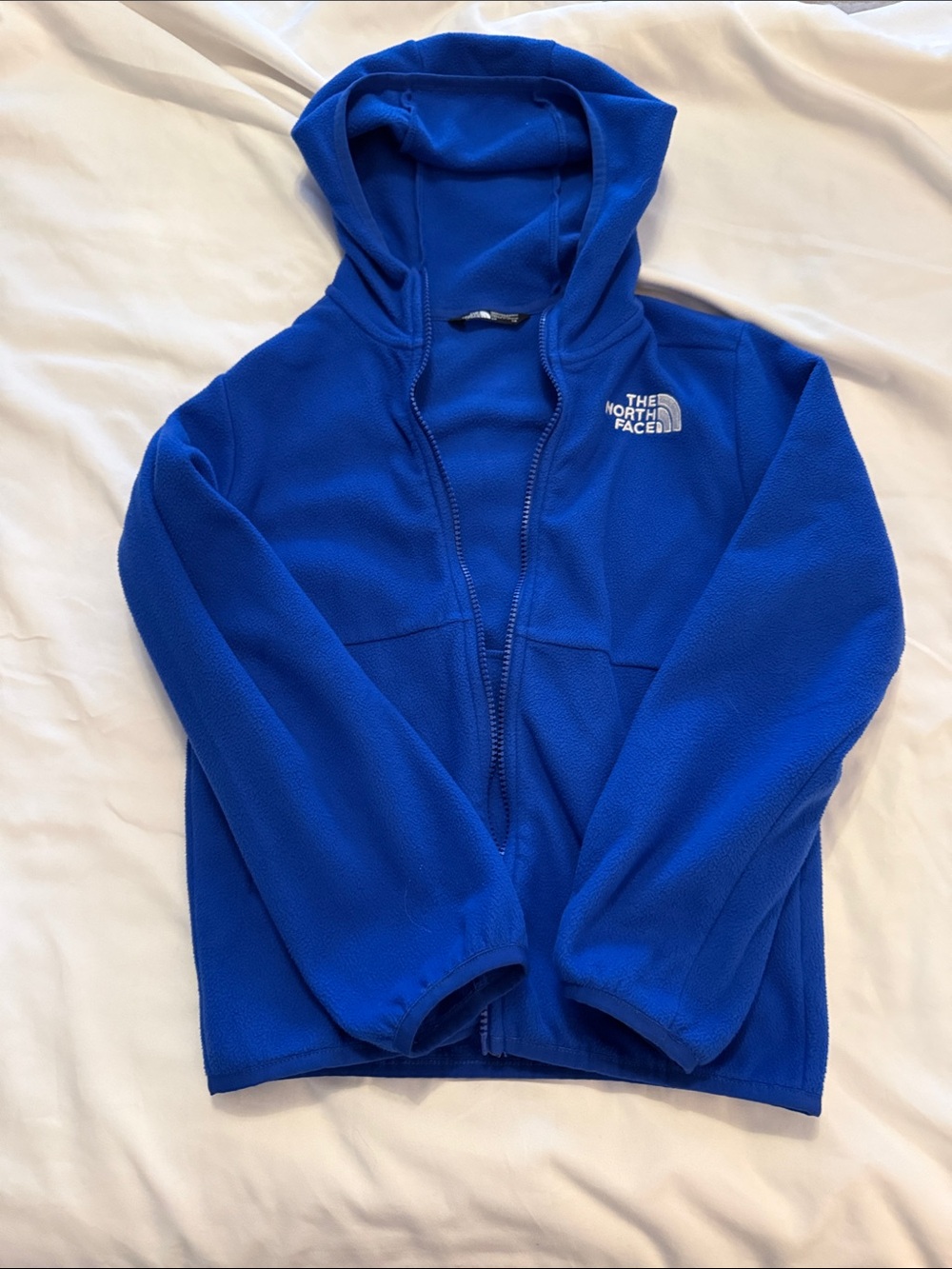 The North Face Kids Royal Blue Full-Zip Fleece Hoodie